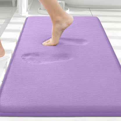 Smiry Memory Foam Bath Mat 30x20, Extra Soft and Absorbent Bathroom Rugs