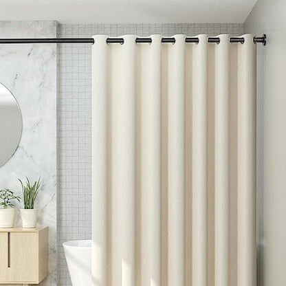 CorkLatta 2 Pack Heavy Duty Black Shower Curtain Rod 31 to 80 Inch
