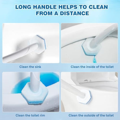 30 Count Toilet Wand Refills for Clorox Toilet Wand,5X Cleaning Power