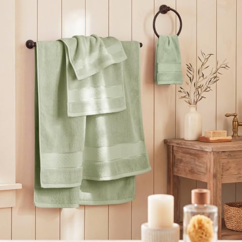 COZYART Bath Towel Set 6 PCS, Luxury 100% Turkish Cotton 650GSM Ultra Soft