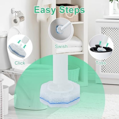 50 Count Disposable Toilet Brush Refills for Clorox Toilet Cleaning System