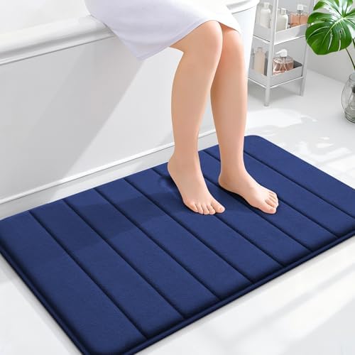 OLANLY Memory Foam Bath Mat 36x24, Super Soft and Absorbent Bathroom Rugs