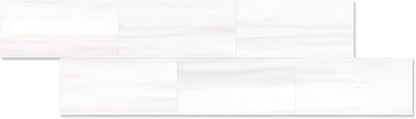 STICKGOO 1/3 Sheet Subway Tile Peel and Stick Backsplash, Star White Marble Look Dolomite Kitchen Backsplash Wall Tile(Only 1/3 Sample)