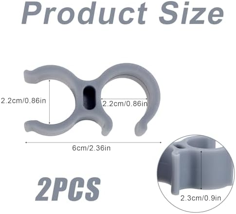 2pcs Shower Head Holder for Shower Chair, Bath Seat Attachment