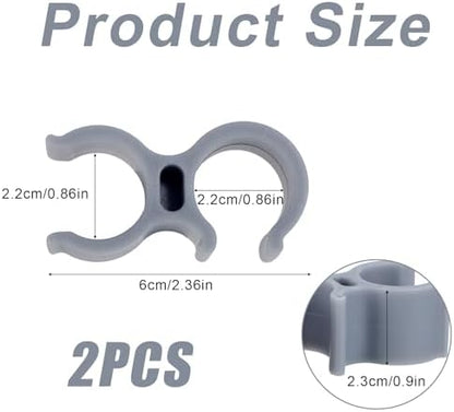 2pcs Shower Head Holder for Shower Chair, Bath Seat Attachment