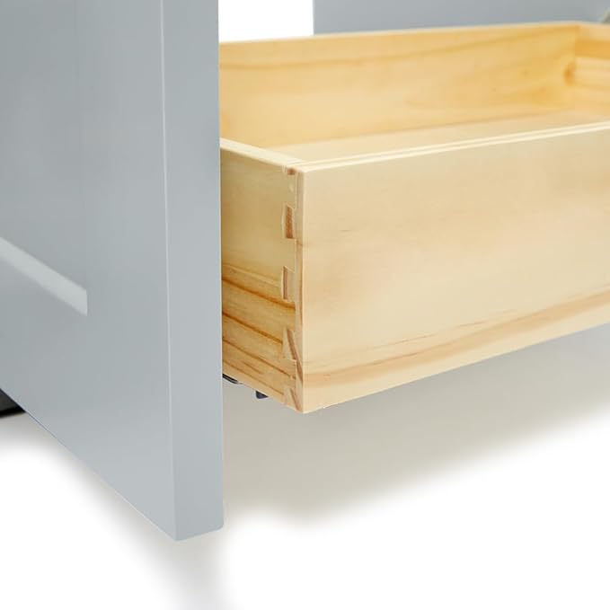 ARIEL Taylor 72-inch Bathroom Vanity with Sink,Solid Wood, 0.75-inch Italian Carrara Marble Countertop, Double Rectangular Porcelain Sink, 4 Soft Closing Doors, 6 Dovetail Drawers, Grey