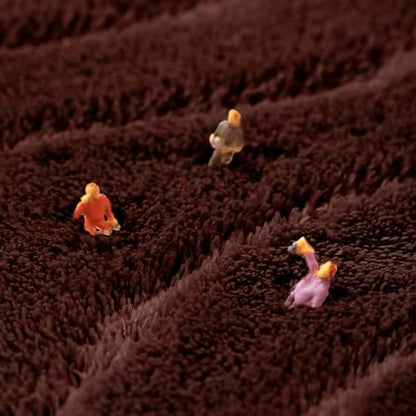 MINIDEAR Bathroom Rugs 44x24 Dark Brown - Thick Memory Foam Bath Mat, Ultra Soft & Plush Fluffy, Non-Slip, Quick Dry, Absorbent Washable Floor Microfiber Mat for Tub, Home Decor Accessories