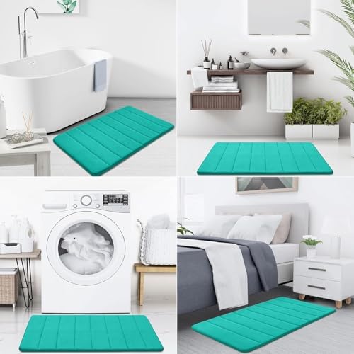 Buganda Memory Foam Bath Mat 59 x 17, Ultra Soft Absorbent Bathroom Rugs