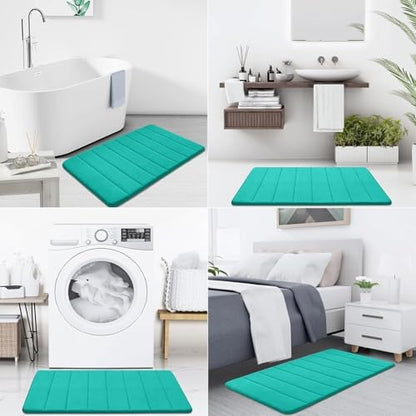 Buganda Memory Foam Bath Mat 59 x 17, Ultra Soft Absorbent Bathroom Rugs