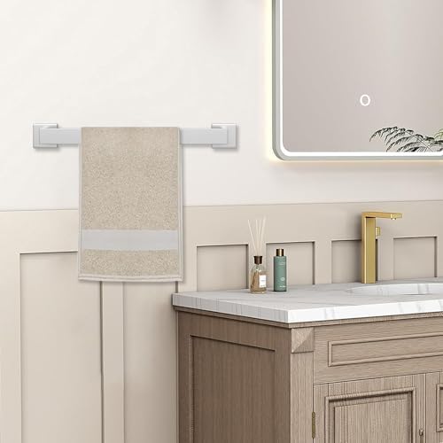JOPOFI 5 Piece Towel Bar Set - 15.7 Inch Bath Towel Holder - Brushed Nickel