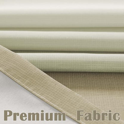 jinchan Ombre Wood Taupe Shower Curtain for Bathroom 48x72 Inch 8 Hooks