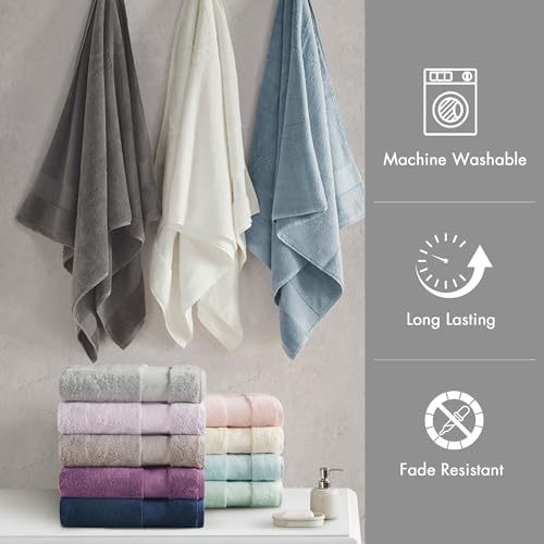Madison Park Turkish 600 GSM Bath Sheet Set, 35 x 70 in - 2 Piece, White