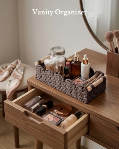 Toilet Paper Storage Basket for Toilet Tank, Bathroom Organizer