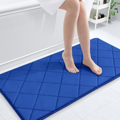 OLANLY Memory Foam Bath Mat 44x24, Ultra Soft and Absorbent Bathroom Rugs