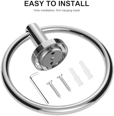 SetSail Towel Holder for Bathroom Wall Chrome Towel Ring