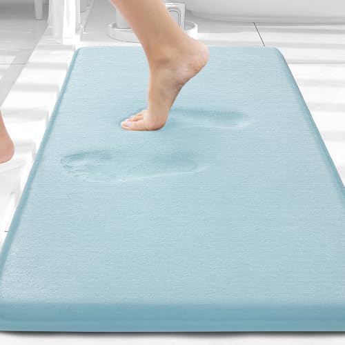 Smiry Memory Foam Bath Mat 30x20, Extra Soft and Absorbent Bathroom Rugs