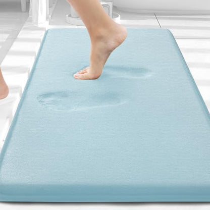 Smiry Memory Foam Bath Mat 30x20, Extra Soft and Absorbent Bathroom Rugs