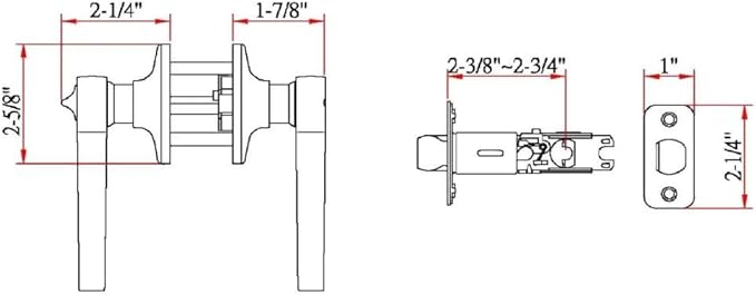 Design House Scroll Privacy Bedroom and Bathroom Door Lever, Polished Brass, 4.63 in x 1.88 in x 2.625 in, 783043