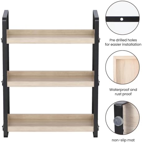 HNRLOY Bathroom Counter Organizer, Bathroom Counter Shelf, Makeup Organizer