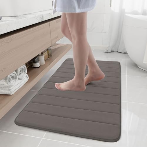Buganda Memory Foam Bath Mat 44 x 24, Ultra Soft Absorbent Bathroom Rugs