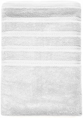 Hearth & Harbor Bath Towels for Bathroom - 100% Ring Spun Cotton Luxury Bathroom Towels - Soft & Highly Absorbent Bath Towels Set, 6 Piece Set, White