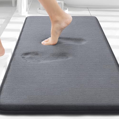 Smiry Memory Foam Bath Mat 30x20, Extra Soft and Absorbent Bathroom Rugs