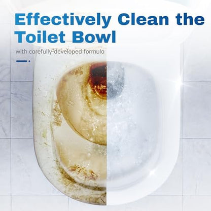 Vacplus Toilet Bowl Cleaner Tablets, 30 Pack, Auto Bleach, Long-Lasting