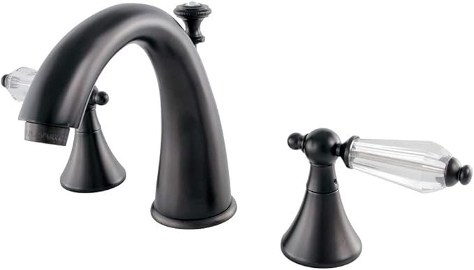 Aqua Eden KS2975WLL 8 in. Widespread Bathroom Faucet, Oil Rubbed Bronze