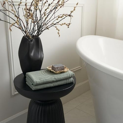 Decorative Hand Towels Set of 2 - Soft Boho Cotton for Bathroom or Kitchen