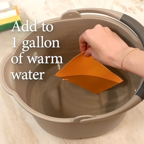 Dissolvable Floor Cleaner Sheets: Fresh Lime Scent, 30 Washes