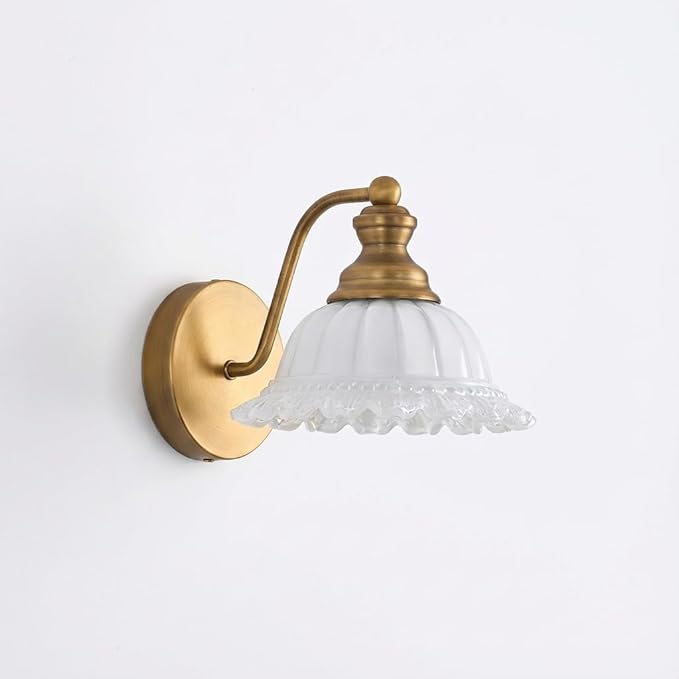 Vanity Light Brass Wall Sconces Vintage Bathroom Sconces