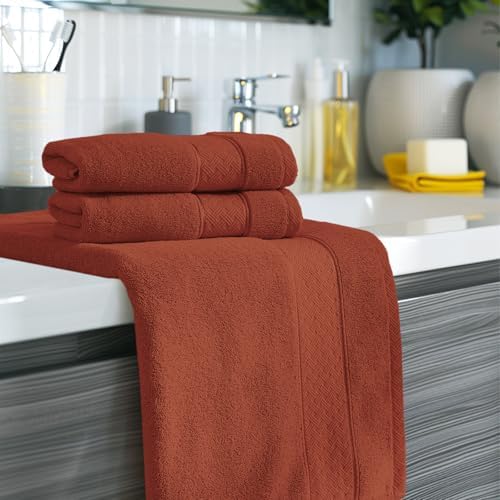 COZYART Bath Towel Set 6 PCS, Luxury 100% Turkish Cotton 650GSM Ultra Soft