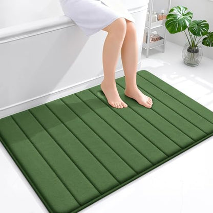 OLANLY Memory Foam Large Bath Mat 44x32, Super Soft Absorbent Bathroom Rugs