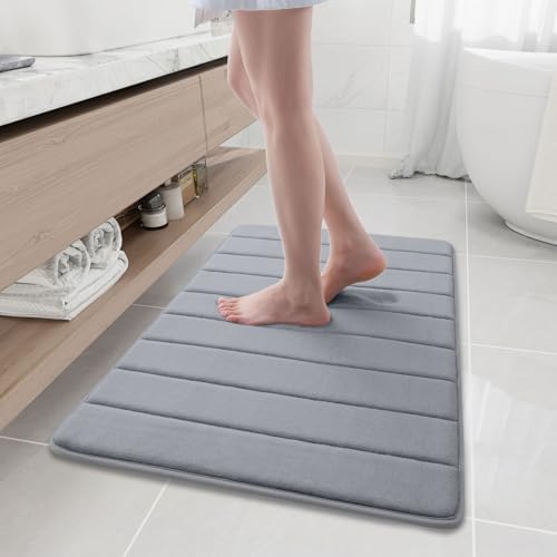 Buganda Memory Foam Bath Mat 35.4 x 24, Ultra Soft Absorbent Bathroom Rugs