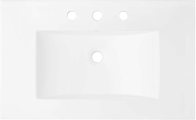 Modway EEI-4837-WHI Cayman 30" Bathroom Sink, White