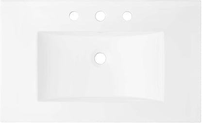 Modway EEI-4837-WHI Cayman 30" Bathroom Sink, White