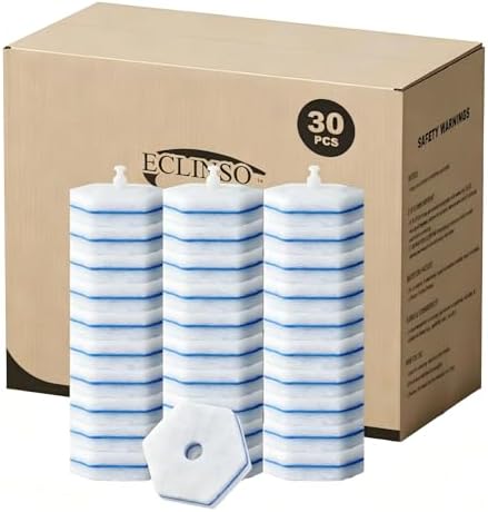 30 Count Toilet Wand Refills for Clorox Toilet Wand,5X Cleaning Power