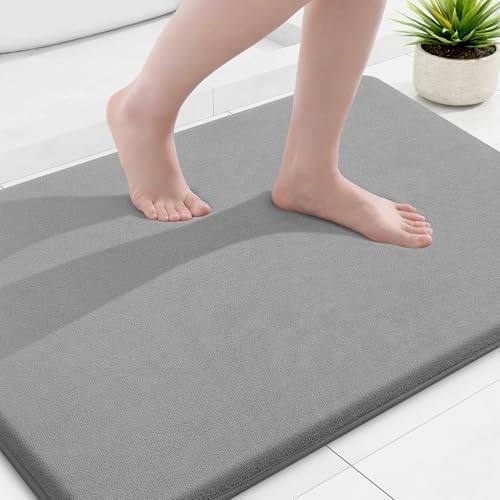 Smiry Memory Foam Bath Mat 36x24, Extra Soft and Absorbent Bathroom Rugs
