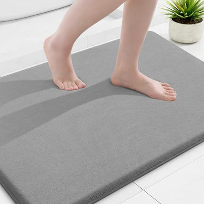 Smiry Memory Foam Bath Mat 36x24, Extra Soft and Absorbent Bathroom Rugs