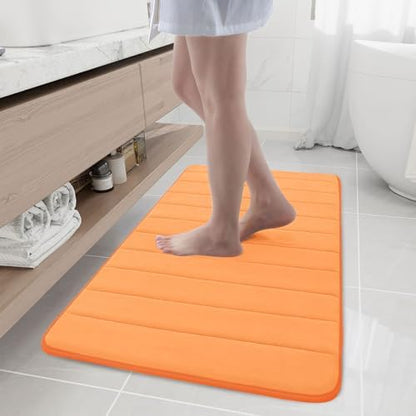Buganda Memory Foam Bath Mat 44 x 24, Ultra Soft Absorbent Bathroom Rugs