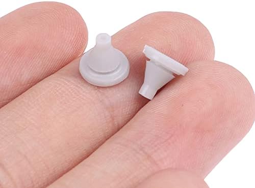 50 Pack Rain Shower Head Nozzles Replacement Universal Shower Heads Nozzle Inserts Silicone Nibs Parts for High Pressure Showerhead Combo Rainfall Shower Head Handheld Spray Combo