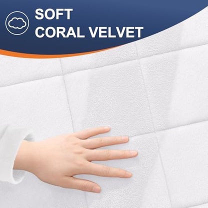 OLANLY Memory Foam Bath Mat 47x20, Ultra Soft and Absorbent Bathroom Rugs