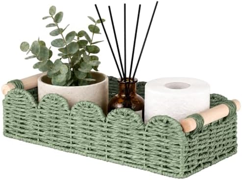 Toilet Paper Storage Basket for Toilet Tank, Bathroom Organizer