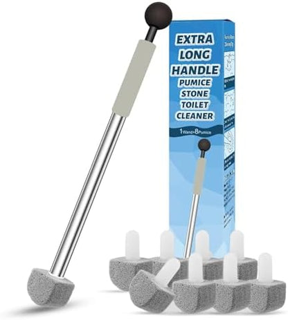 Pumice Stone Toilet Bowl Cleaner for Hard Water Ring & Stains