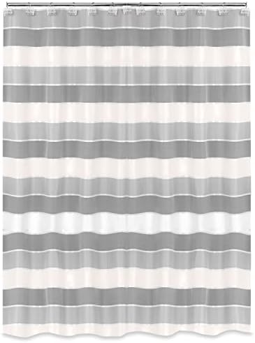 Zahari Home Modern Line Shower Curtain Classic Fabric Shower Curtain Unique Design Custom Shower Curtain Western Country Shower Curtain