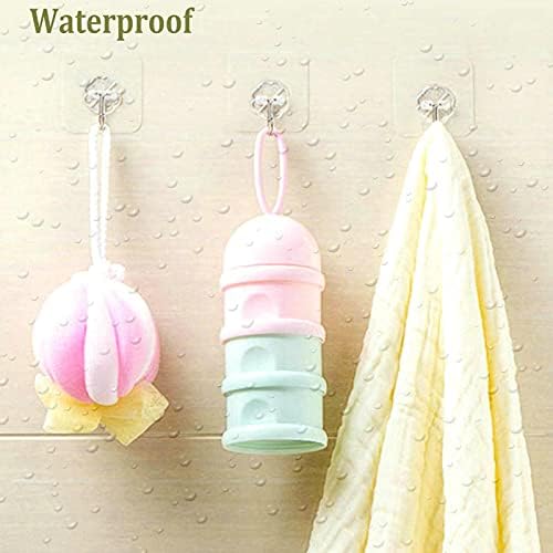Jwxstore 12 Pack Wall Hooks for Hanging 33LB Heavy Duty Self Adhesive Hooks