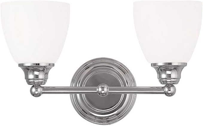 Livex Lighting 13662-05 Somerville 2-Light Bath Light, Chrome