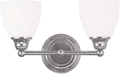 Livex Lighting 13662-05 Somerville 2-Light Bath Light, Chrome