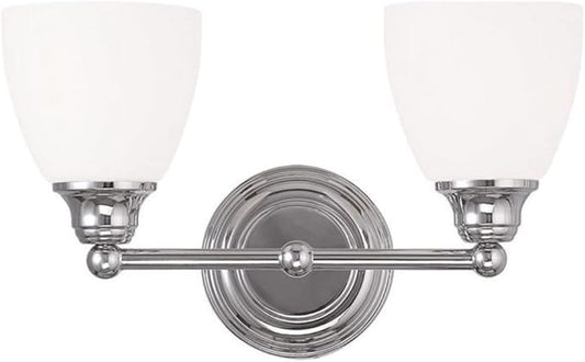 Livex Lighting 13662-05 Somerville 2-Light Bath Light, Chrome