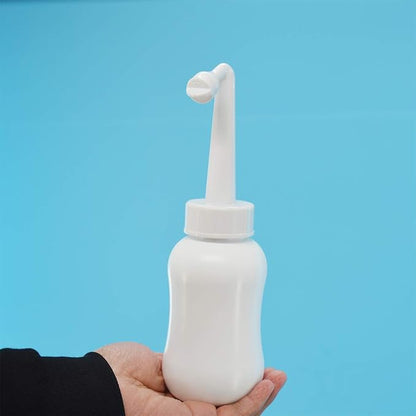 Upside Down Bidet for Postpartum Care, Old People&Child Cleansing.Portable Bidet Sprayer and Travel Bidet with Hand Held Bidet Bottle for Personal Cleansing (S, White)